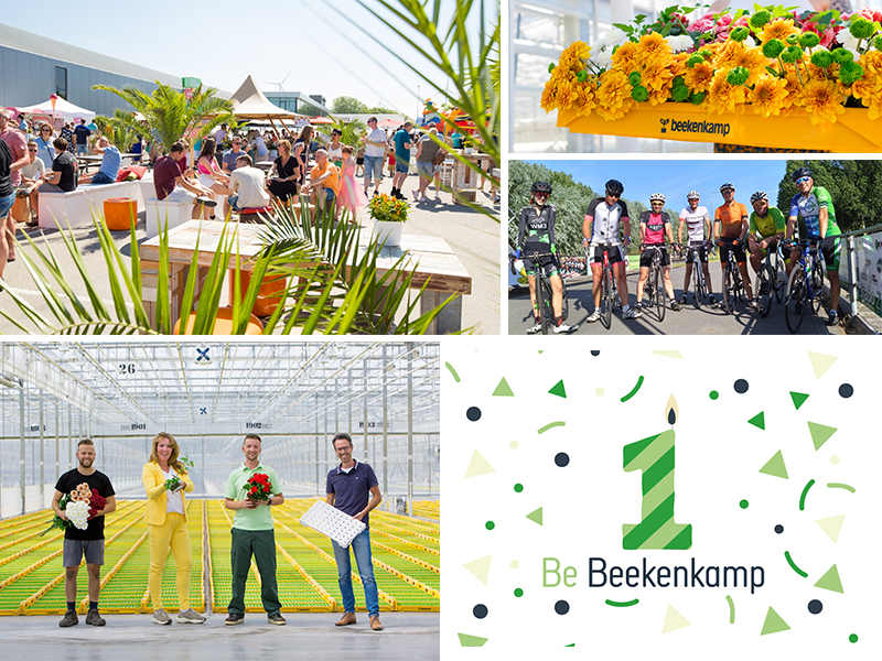 Beekenkamp Group celebrates 1-year anniversary of 'Be Beekenkamp' with website in English to characterize the international aspect of the company.