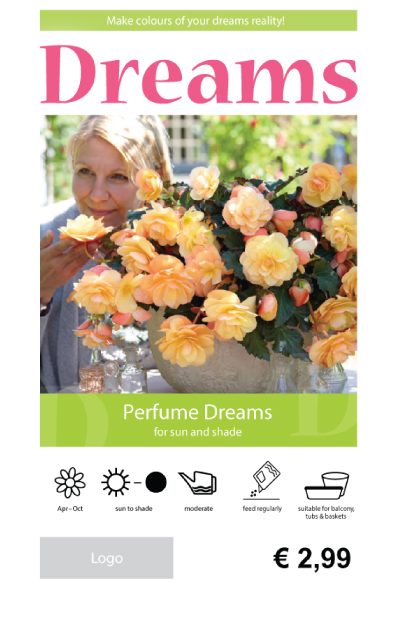 Begonia Perfume Price Tag