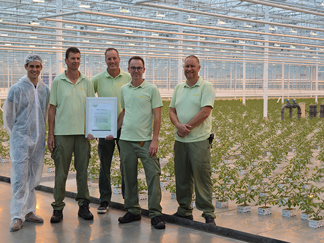 Beekenkamp Plants is proud of hygiene certification GSPP