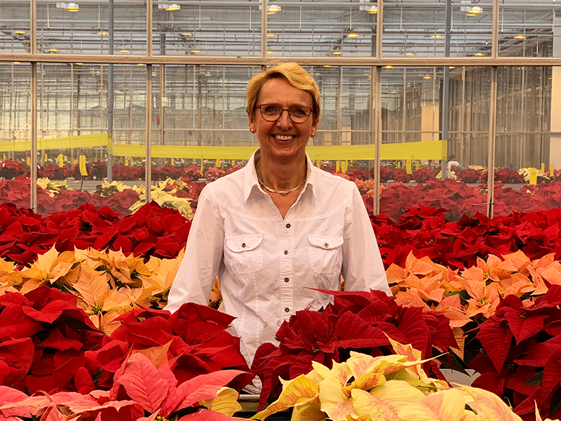 Be Beekenkamp – Ans van der Velde is proud of her team that develops new varieties with customer requested characteristics.