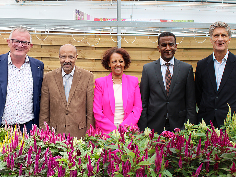 Delegatie van de Ethiopische ambassade bezoekt Beekenkamp Group in Nederland