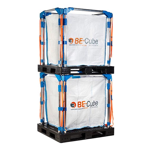 Be-Cube demountable pallet box system